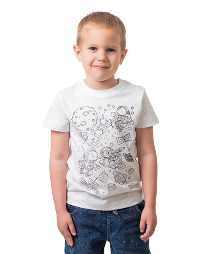 Kiszínezhető gyerek póló csomag – 3 kreatív póló | OLLIE