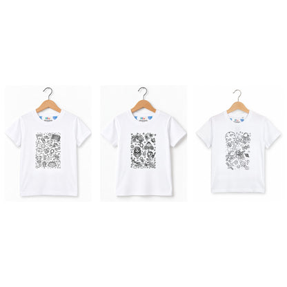 OUTLET – Kiszínezhető pólók | Kisebb nyomat